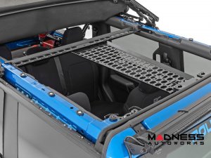 Ford Bronco Molle Mounting Panel - Overhead - Rough Country - 4 Door - With Dome Light